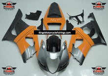 Suzuki GSXR1000 (2003-2004) Orange, Silver & Black Fairings