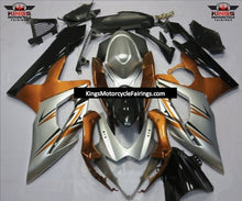 Suzuki GSXR1000 (2005-2006) Orange, Silver & Black Fairings
