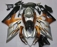 Orange, Silver and Black Fairing Kit for a 2005 & 2006 Suzuki GSX-R1000 motorcycle