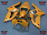 Orange, Black and White Fairing Kit for a 2003 & 2004 Kawasaki ZX-6R 636 motorcycle