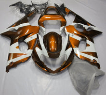 Orange and White Fairing Kit for a 2000, 2001 & 2002 Suzuki GSX-R1000 motorcycle