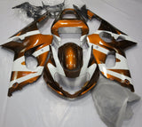 Orange and White Fairing Kit for a 2000, 2001 & 2002 Suzuki GSX-R1000 motorcycle