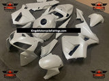 Pearl White Fairing Kit for a 2005 and 2006 Honda CBR600RR motorcycle