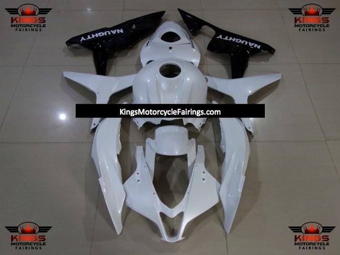 Honda CBR600RR (2007-2008) Pearl White & Black Naughty Fairings