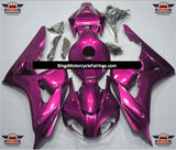 Pink Fairing Kit for a 2006 & 2007 Honda CBR1000RR motorcycle.