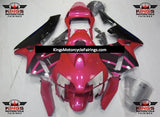 Pink and Black Fairing Kit for a 2003 and 2004 Honda CBR600RR motorcycle