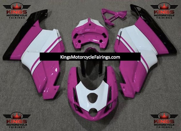 Ducati 999 (2003-2004) Pink, White & Black Fairings