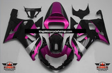 Suzuki GSXR600 (2000-2003) Pink, Black & Silver Fairings