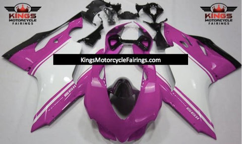 Ducati 1199 (2011-2014) Pink, White & Black Fairings