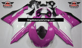 Pink, White and Black Fairing Kit for a 2011, 2012, 2013 & 2014 Ducati 899 motorcycle
