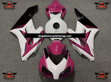 Pink, White and Black Fairing Kit for a 2004 and 2005 Honda CBR1000RR motorcycle