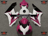 Pink, White and Black Fairing Kit for a 2004 and 2005 Honda CBR1000RR motorcycle