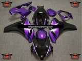 Purple, Black and Silver Fairing Kit for a 2008, 2009, 2010 & 2011 Honda CBR1000RR motorcycle