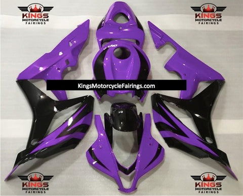 Honda CBR600RR (2007-2008) Black & Purple Fairings