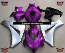 Purple and Silver Fairing Kit for a 2008, 2009, 2010 & 2011 Honda CBR1000RR motorcycl