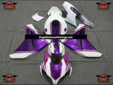 Purple and White Fairing Kit for a 2008, 2009, 2010 & 2011 Honda CBR1000RR motorcycle
