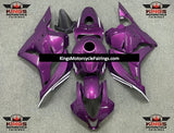 Purple Plum and White Fairing Kit for a 2009, 2010, 2011 & 2012 Honda CBR600RR motorcycle
