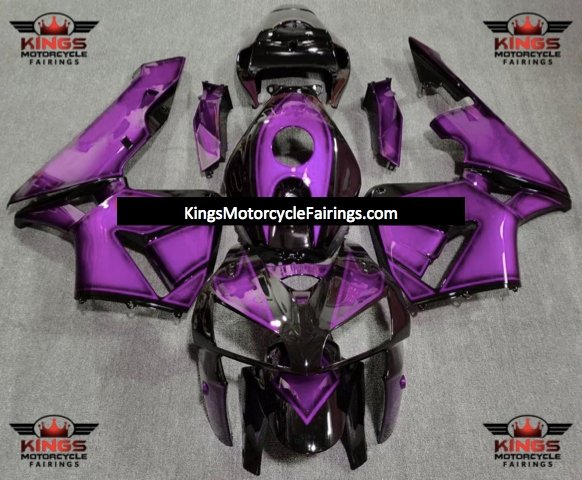 Honda CBR600RR (2005-2006) Purple & Black Special Design Fairings