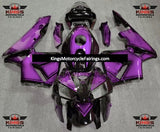 Purple and Black Special Design Fairing Kit for a 2005 and 2006 Honda CBR600RR motorcycle