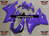 Purple and White Fairing Kit for a 2011, 2012, 2013 & 2014 Ducati 1199 motorcycle
