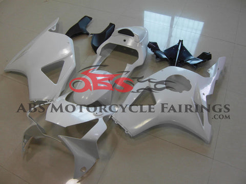 Pearl White Fairing Kit for a 2000 and 2001 Honda CBR900RR 954 motorcycle at KingsMotorcycleFairings.com
