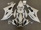 Pearl White Fairing Kit for a 2006 & 2007 Yamaha YZF-R6 motorcycle