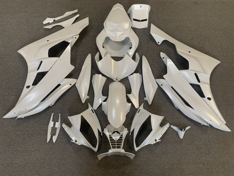 Yamaha YZF-R6 (2006-2007) Pearl White Fairings