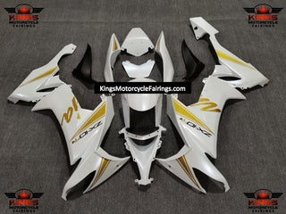 人気スポー新作 Fairings ZX10R Ninja Kawasaki (2008-2010) Gold White, Pearl 絵画