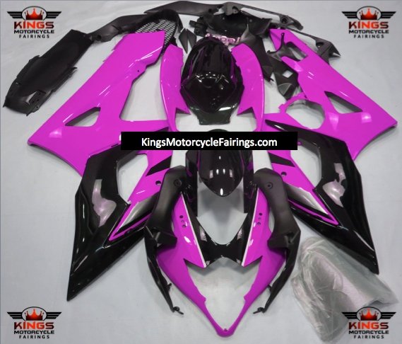 Suzuki GSXR1000 (2005-2006) Pink, Black & Silver Fairings
