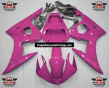 Pink Fairing Kit for a 2003 & 2004 Yamaha YZF-R6 motorcycle at KingsMotorcycleFairings.com