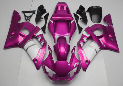 Yamaha YZF-R6 (1998-2002) Pink, White & Silver Fairings