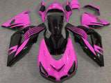 Pink and Black Fairing Kit for a 2006, 2007, 2008, 2009, 2010 & 2011 Kawasaki Ninja ZX-14R motorcycle