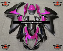 Suzuki GSXR600 (2011-2023) Pink & Matte Black Fairings at KingsMotorcycleFairings.com