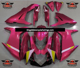 Pink and Yellow Fairing Kit for a 2011, 2012, 2013, 2014, 2015, 2016, 2017, 2018, 2019, 2020 & 2021 Suzuki GSX-R750 motorcycle