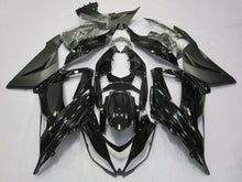 Black and Matte Black Fairing Kit for a 2013, 2014, 2015, 2016, 2017 & 2018 Kawasaki ZX-6R 636 motorcycle