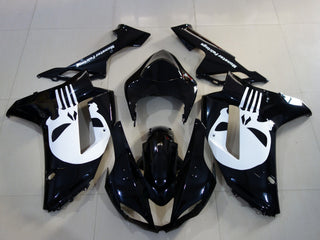 ZXMT Unpainted Front Upper Cowl Fairing Nose For Kawasaki Ninja ZX6R 636 2007-2008 – White ABS Plastic