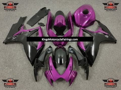 Suzuki GSXR750 (2006-2007) Purple & Black Fairings