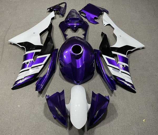 Purple R6 Yamaha R6 Fairings (2008-2016) Purple, White, Black | Kings