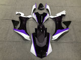 Yamaha YZF-R1 (2020-2023) Black, White & Purple Fairings at KingsMotorcycleFairings.com