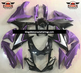 Purple, Black and Silver Fairing Kit for a 2011, 2012, 2013, 2014, 2015, 2016, 2017, 2018, 2019, 2020 & 2021 Suzuki GSX-R750 motorcycle