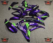 Kawasaki Ninja ZX10R Fairings (2016-2020) Purple, Green, Black, Yellow from KingsMotorcycleFairings.com
