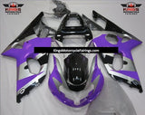 Suzuki GSXR1000 (2000-2002) Purple, Silver & Black Fairings