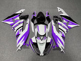 Fairing kit for a Kawasaki Ninja ZX6R 636 (2009-2012) White, Purple & Black