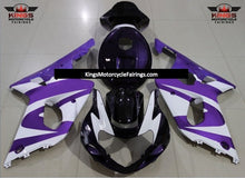 Suzuki GSXR1000 (2000-2002) Purple, White and Dark Purple Fairings