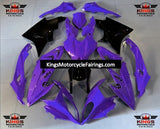 Purple and Black Fairing Kit for a 2015 and 2016 BMW S1000RR motorcycle