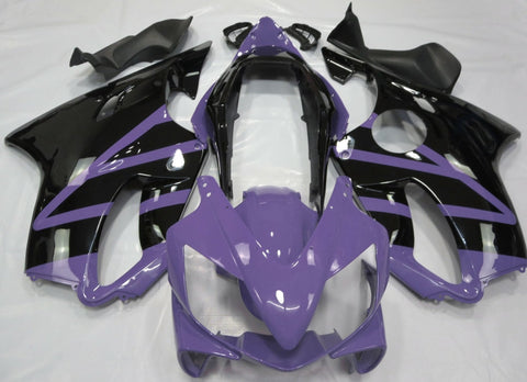 Purple and Black Fairing Kit for a 2004, 2005, 2006, 2007 Honda CBR600F4i motorcycle