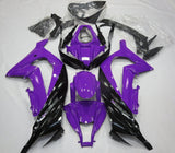 Purple and Black Fairing Kit for a 2011, 2012, 2013, 2014 & 2015 Kawasaki Ninja ZX-10R motorcycle