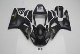 Matte Black and Gold Fairing Kit for a 1998 & 1999 Yamaha YZF-R1 motorcycle