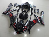 Black, Red and White Fairing Kit for a 2004, 2005 & 2006 Yamaha YZF-R1 motorcycle