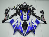 Blue, White, Black, Silver and Red Fairing Kit for a 2004, 2005 & 2006 Yamaha YZF-R1 motorcycle